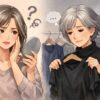 グレイヘア移行期の悩み・メイクとファッション