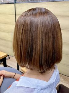 白髪染めアッシュ